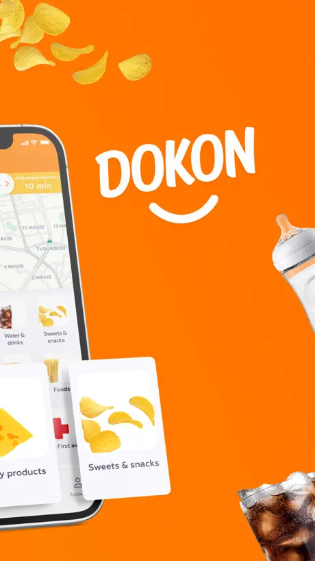 DOKON: Groceries Delivery — App Store screenshot 3