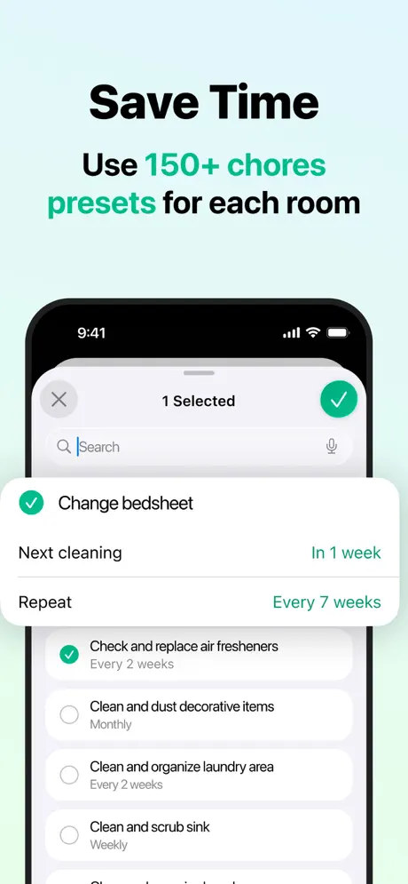 Cleaning Schedule Chores Chart — App Store screenshot 2